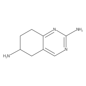 5,6,7,8-Tetrahydroquinazoline-2,6-diamine结构式
