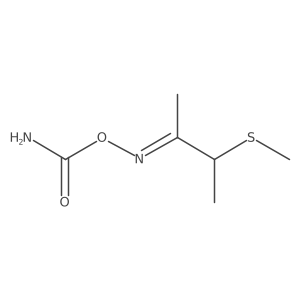 2-Butanone, 3-(methylthio)-, O-(aminocarbonyl)oxime结构式
