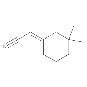 2-(3,3-Dimethylcyclohexylidene)acetonitrile Structure