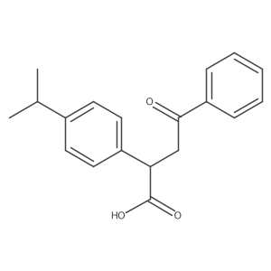 I+/--[4-(1-Methylethyl)phenyl]-I(3)-oxobenzenebutanoic acid Structure