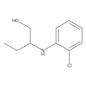 2-[(2-Chlorophenyl)amino]-1-butanol结构式