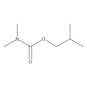 Carbamic acid, dimethyl-, 2-methylpropyl ester Structure