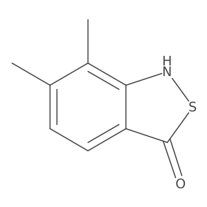 6,7-Dimethyl-1,3-dihydro-2,1-benzothiazol-3-one Structure