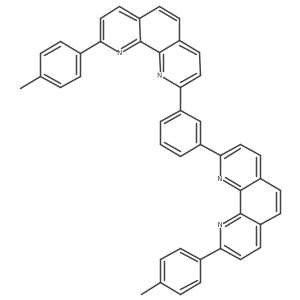 1,3-Bis(9-(p-tolyl)-1,10-phenanthrolin-2-yl)benzene结构式