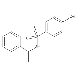 4-Hydroxy-n-(1-phenylethyl)benzenesulfonamide Structure
