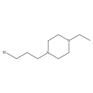 1-(3-Bromopropyl)-4-ethylpiperazine结构式
