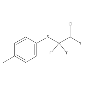 4-(1,1,2-Trifluoro-2-chloroethylthio)toluene Structure