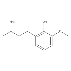 2-(3-Aminobutyl)-6-methoxyphenol Structure