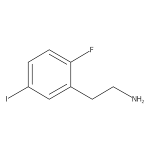 2-(2-Fluoro-5-iodophenyl)ethan-1-amine Structure