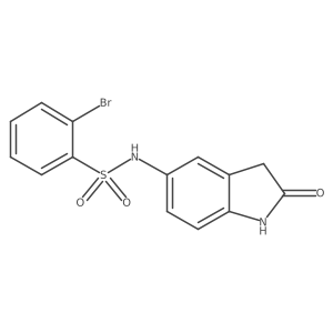 2-bromo-N-(2-oxoindolin-5-yl)benzenesulfonamide Structure