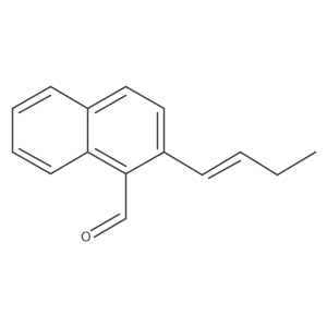 2-But-1-en-1-yl-1-naphthaldehyde结构式
