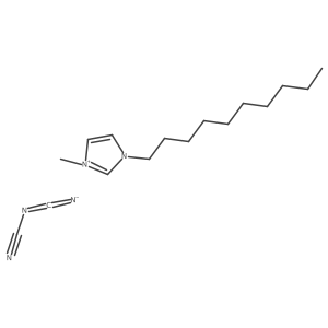 3-Decyl-1-methyl-1H-imidazol-3-ium dicyanamide结构式
