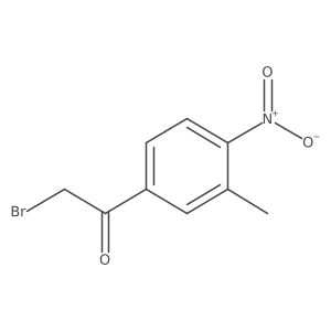 2-Bromo-1-(3-methyl-4-nitrophenyl)ethanone Structure