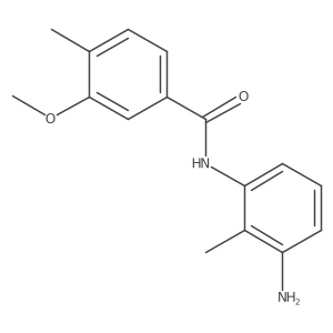N-(3-Amino-2-methylphenyl)-3-methoxy-4-methylbenzamide Structure