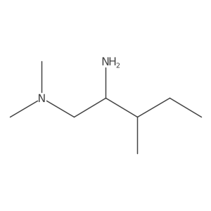 (2-Amino-3-methylpentyl)dimethylamine结构式