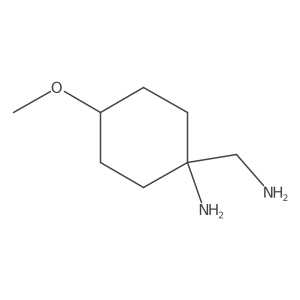 1-Amino-4-methoxycyclohexanemethanamine Structure