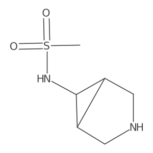rel-N-((1R,5S,6s)-3-azabicyclo[3.1.0]hexan-6-yl)methanesulfonamide Structure