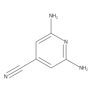 2,6-Diaminoisonicotinonitrile Structure