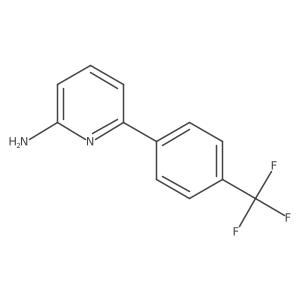 6-[4-(Trifluoromethyl)phenyl]pyridin-2-amine结构式