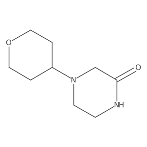 4-(Oxan-4-yl)piperazin-2-one结构式