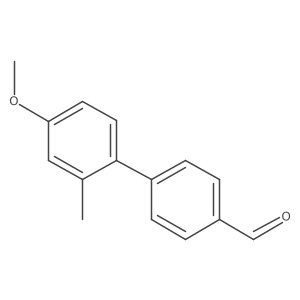 COc1ccc(-c2ccc(C=O)cc2)c(C)c1结构式