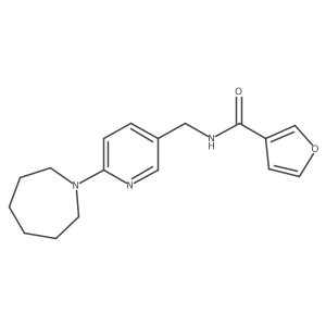 N-[[6-(Hexahydro-1H-azepin-1-yl)-3-pyridinyl]methyl]-3-furancarboxamide Structure