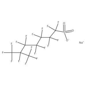 Sodium perfluoro-6-methyl heptanesulfonate结构式