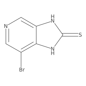 7-bromo-3H-imidazo[4,5-c]pyridine-2-thiol Structure