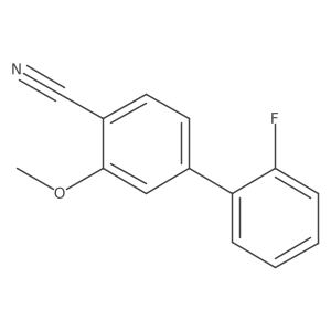 2'-Fluoro-3-methoxybiphenyl-4-carbonitrile Structure