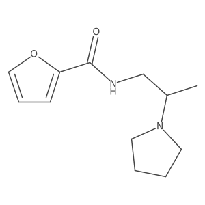 n-(2-(Pyrrolidin-1-yl)propyl)furan-2-carboxamide Structure