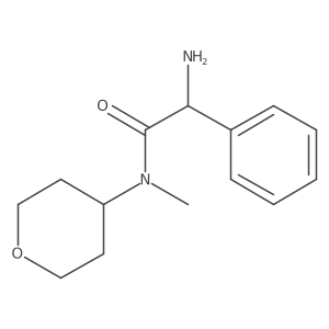 2-amino-N-methyl-N-(oxan-4-yl)-2-phenylacetamide Structure