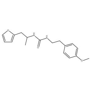 1-(1-(Furan-2-yl)propan-2-yl)-3-(4-methoxyphenethyl)urea Structure