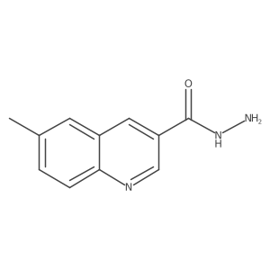 6-Methylquinoline-3-carbohydrazide结构式