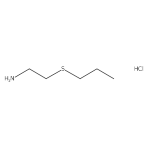 2-(Propylthio)ethanamine hydrochloride结构式