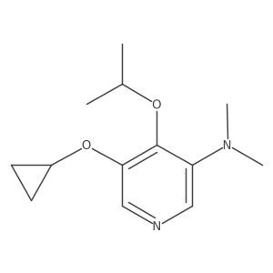 5-Cyclopropoxy-4-isopropoxy-N,N-dimethylpyridin-3-amine Structure