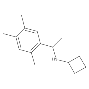 N-Cyclobutyl-I+/-,2,4,5-tetramethylbenzenemethanamine Structure