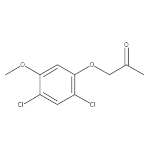 1-(2,4-Dichloro-5-methoxyphenoxy)propan-2-one结构式