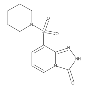 8-(piperidin-1-ylsulfonyl)[1,2,4]triazolo[4,3-a]pyridin-3(2H)-one Structure