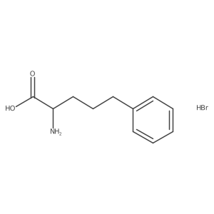 2-Amino-5-phenylpentanoic acid hydrobromide Structure