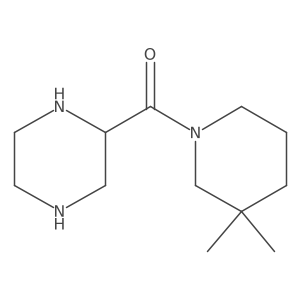 Methanone, (3,3-dimethyl-1-piperidinyl)-2-piperazinyl-结构式