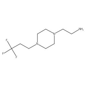 2-[4-(3,3,3-Trifluoropropyl)piperazin-1-yl]ethanamine Structure