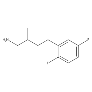 4-(2,5-Difluorophenyl)-2-methylbutan-1-amine Structure