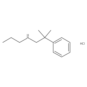 (2-Methyl-2-phenylpropyl)(propyl)amine hydrochloride结构式