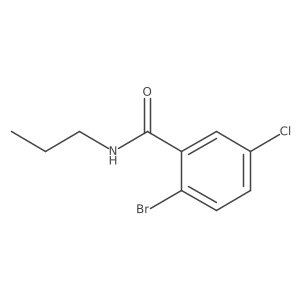 2-Bromo-5-chloro-N-propylbenzamide Structure