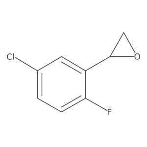 2-(5-Chloro-2-fluorophenyl)oxirane Structure