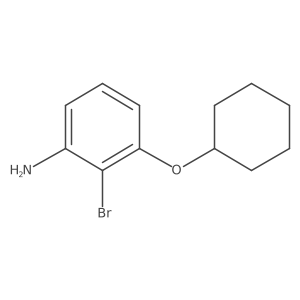 2-Bromo-3-(cyclohexyloxy)aniline结构式