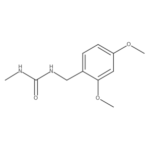 1-(2,4-Dimethoxybenzyl)-3-methylurea结构式