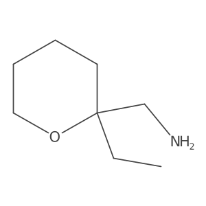 (2-Ethyloxan-2-yl)methanamine结构式