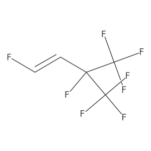 (1Z)-1,3,4,4,4-Pentafluoro-3-(trifluoromethyl)but-1-ene结构式