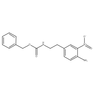 [2-(4-Amino-3-nitro-phenyl)-ethyl]-carbamic acid benzyl ester Structure